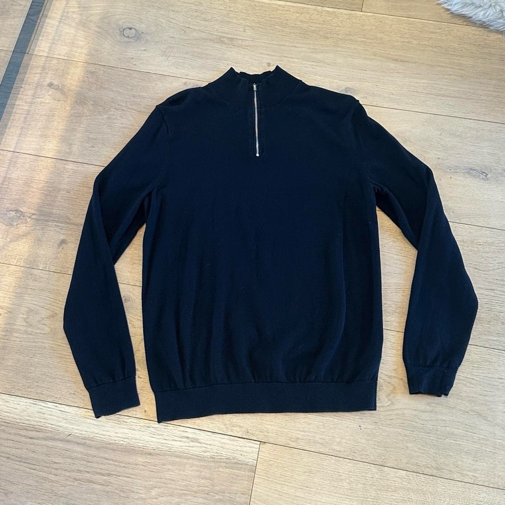 Topman Charcoal Zip-Up Jacket